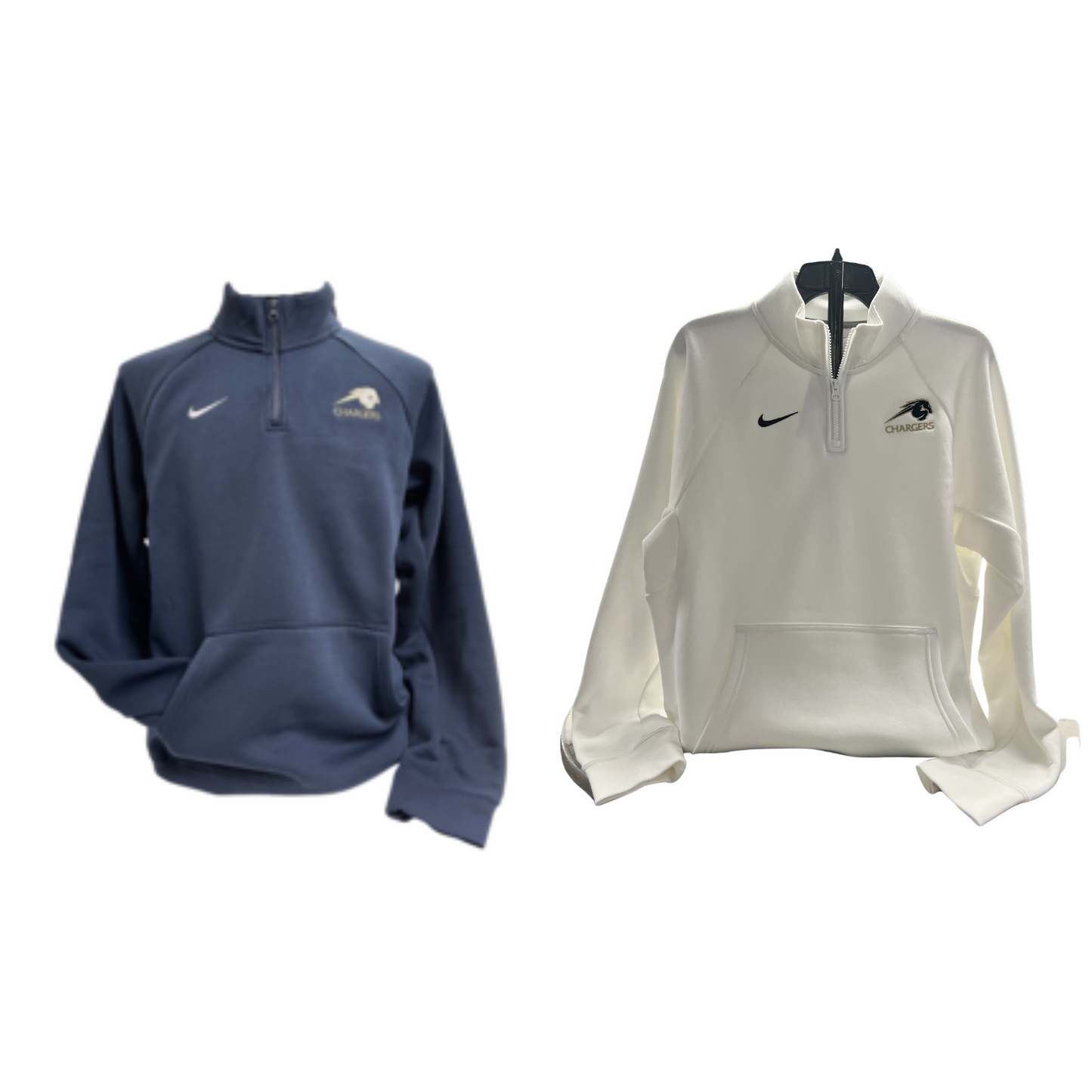 *Adult Nike Club Fleece 1/4 Zip Chargers w/ Logo