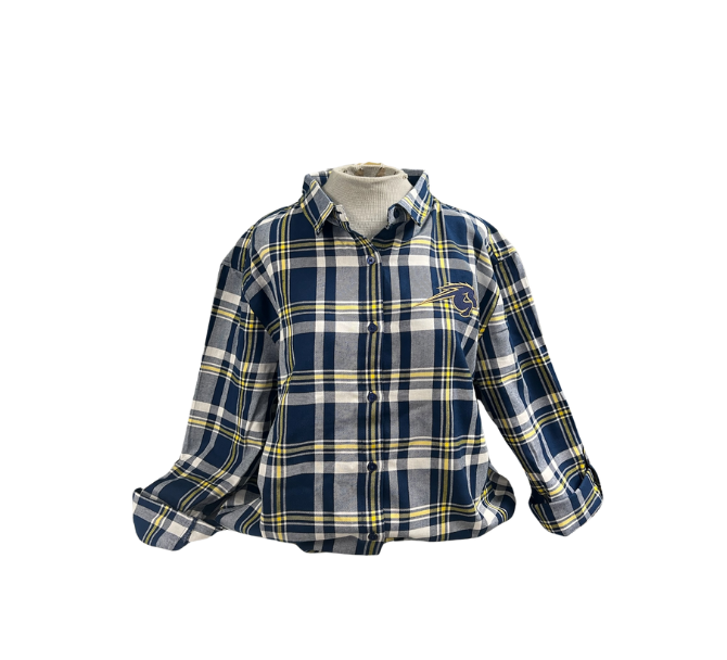 Women's Chicka-D plaid button down