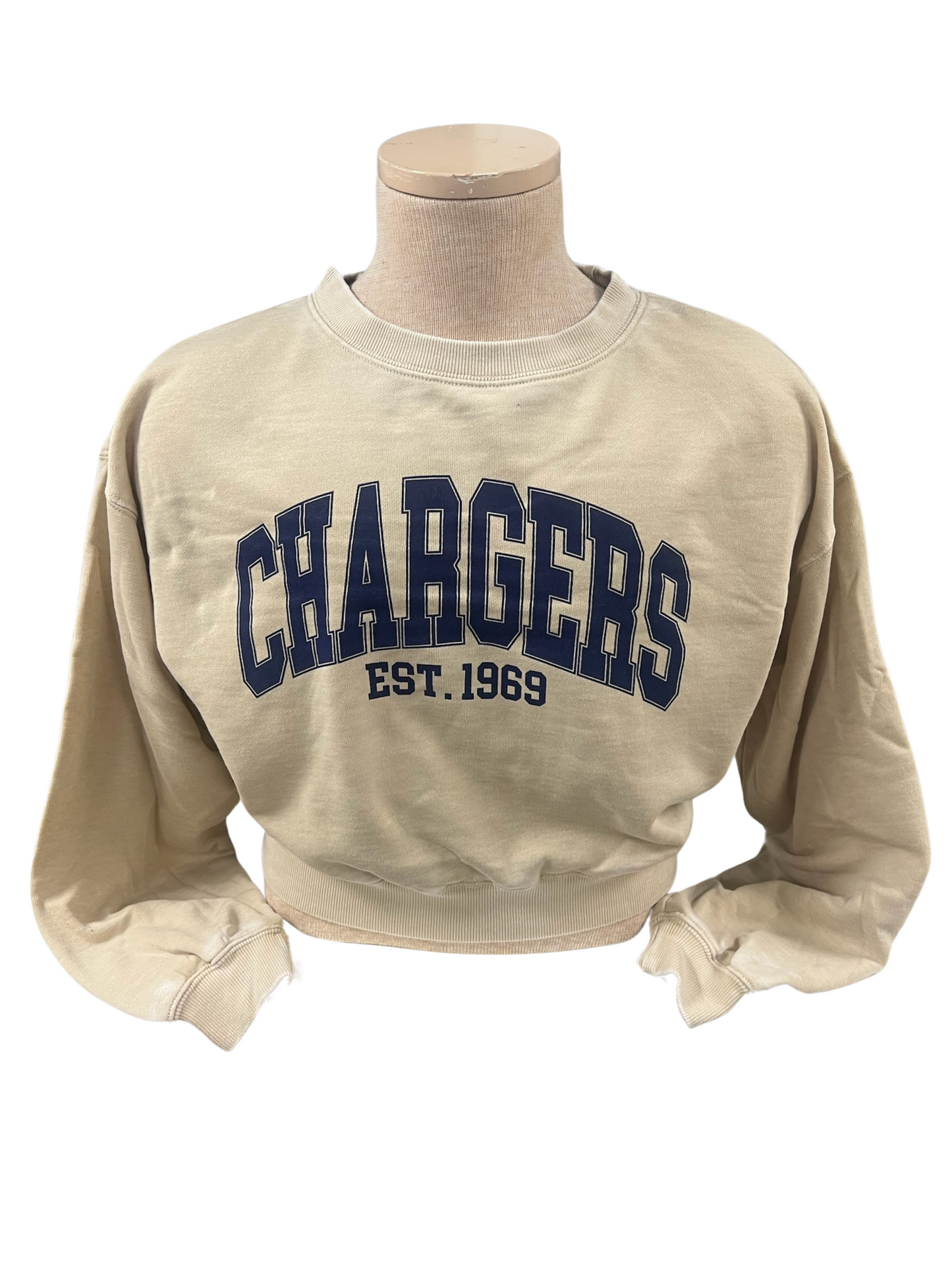 *Women's Chicka-d sweatshirt, cropped, oatmeal