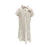 **Girls Youth Polo Dress HH Logo White