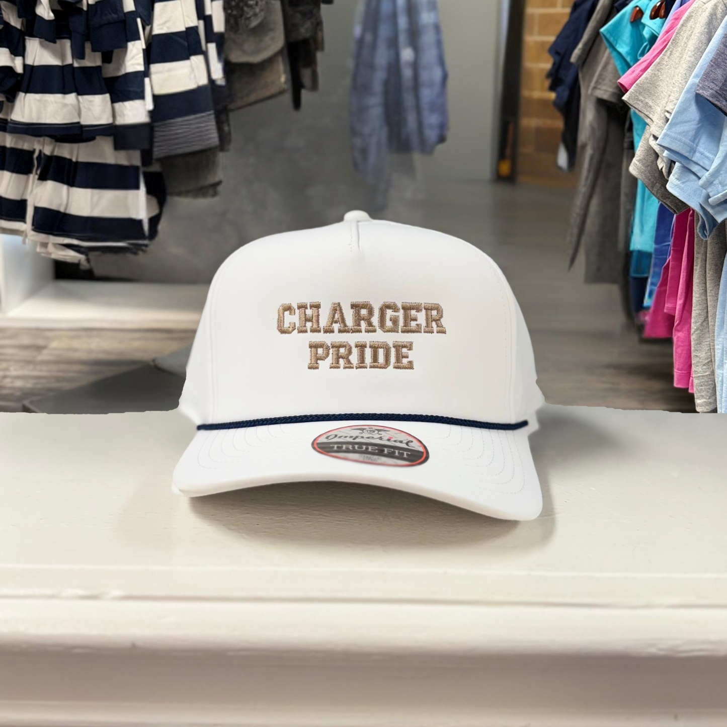 Imperial Hat, white, Charger Pride
