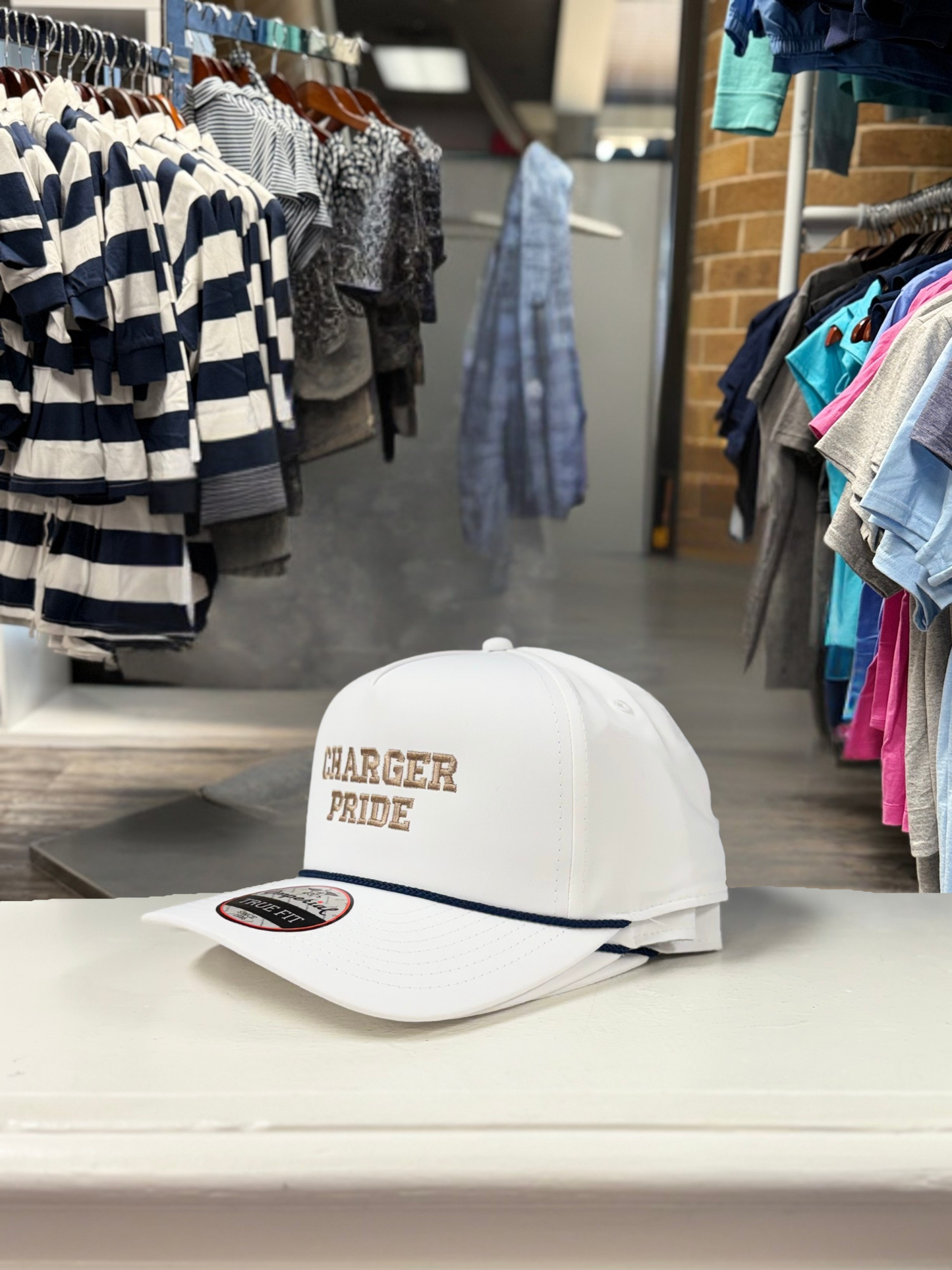 Imperial Hat, white, Charger Pride