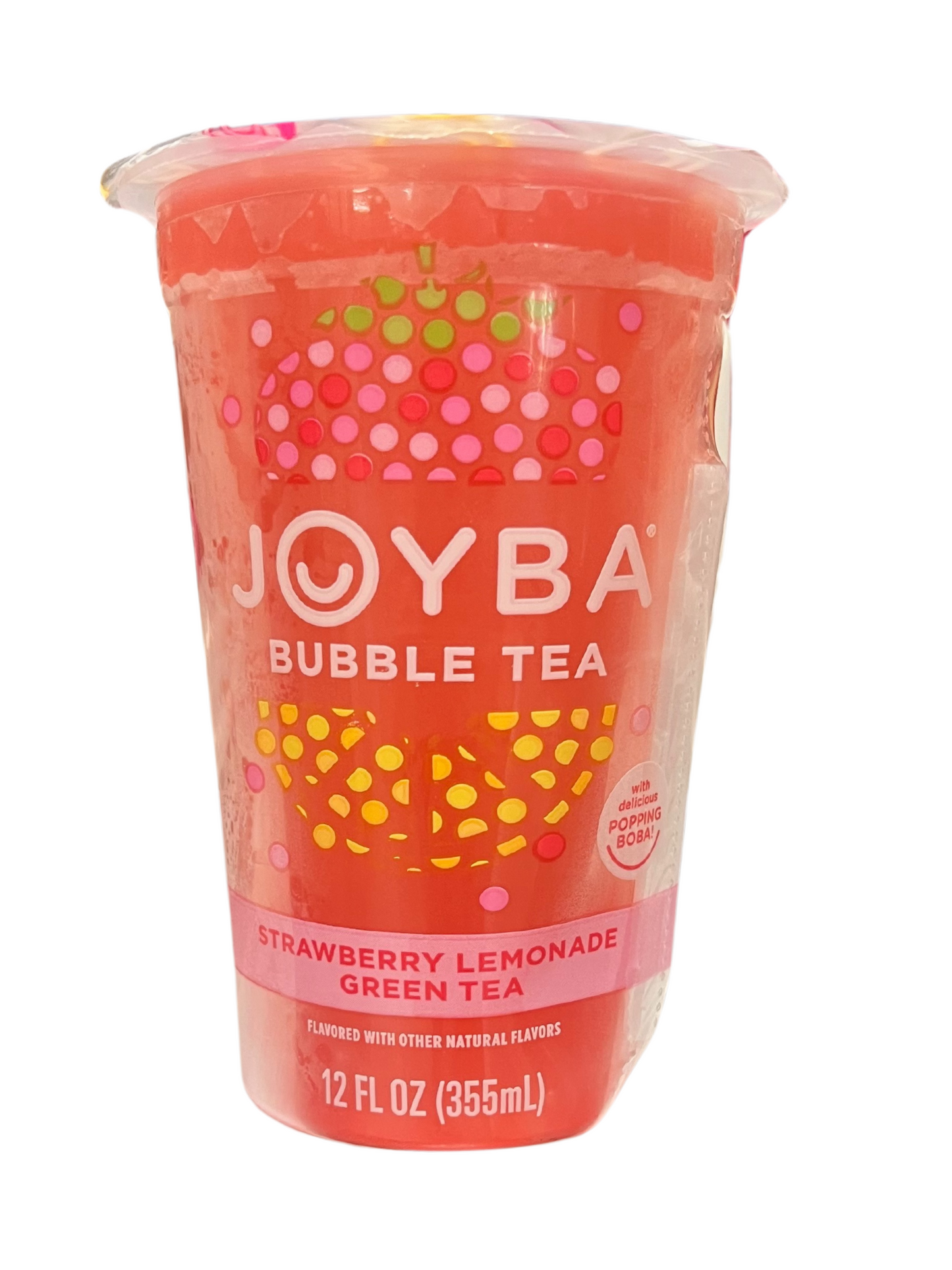 Joyba bubble tea(strawberry lemonade green tea)