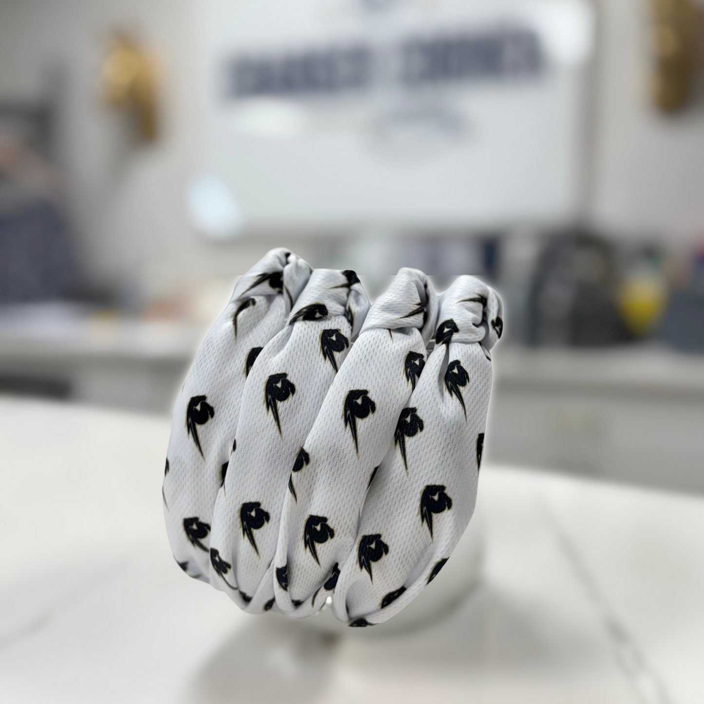 Knot Headband, Charger Horse Logo