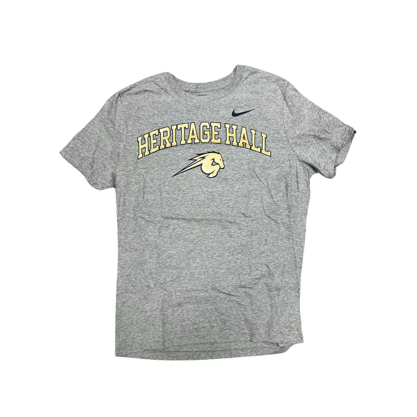 Men's Nike T-Shirt, gold Her Hall, horse