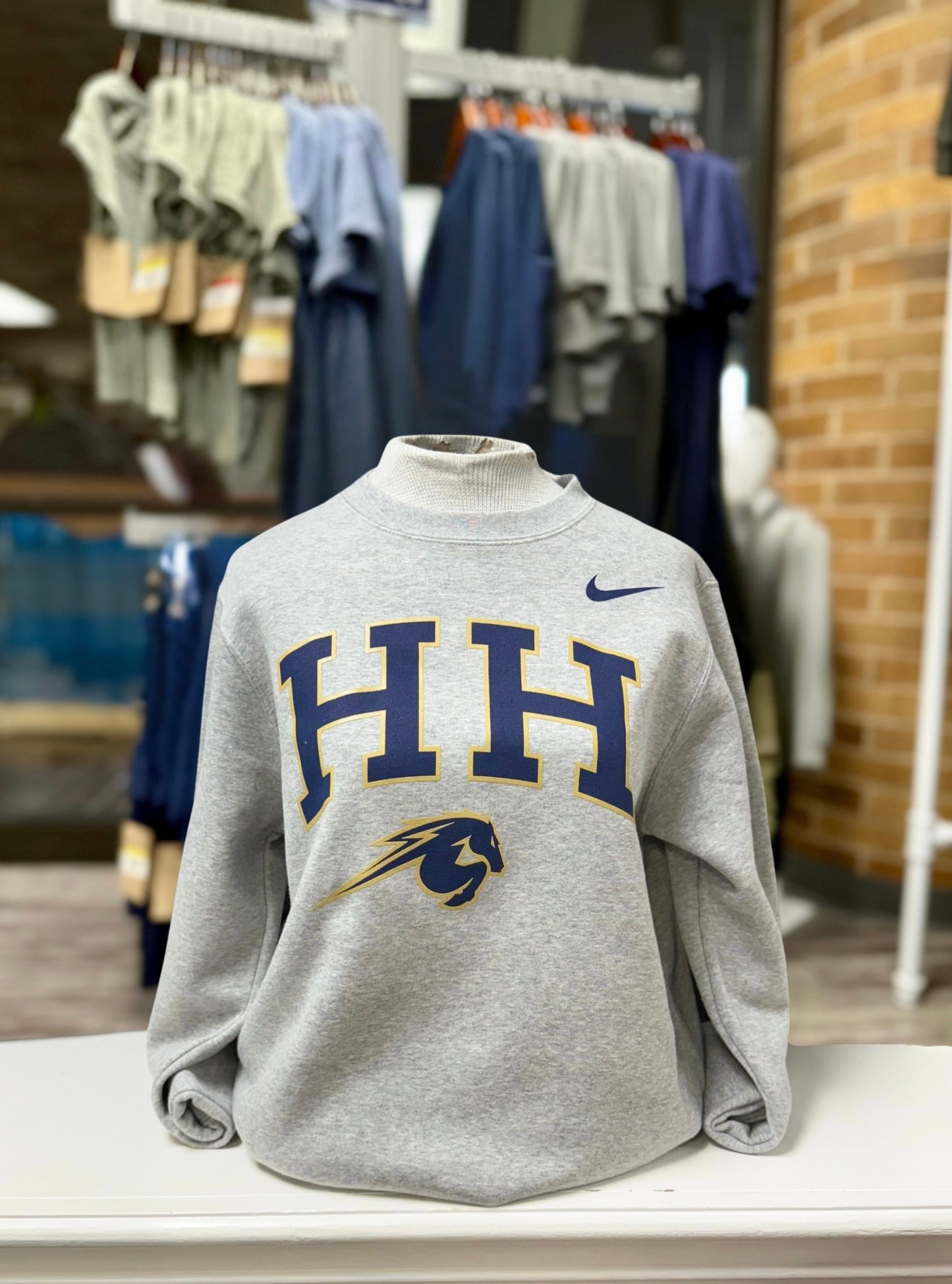 Nike Fleece Crew Sweatshirt, grey, HH