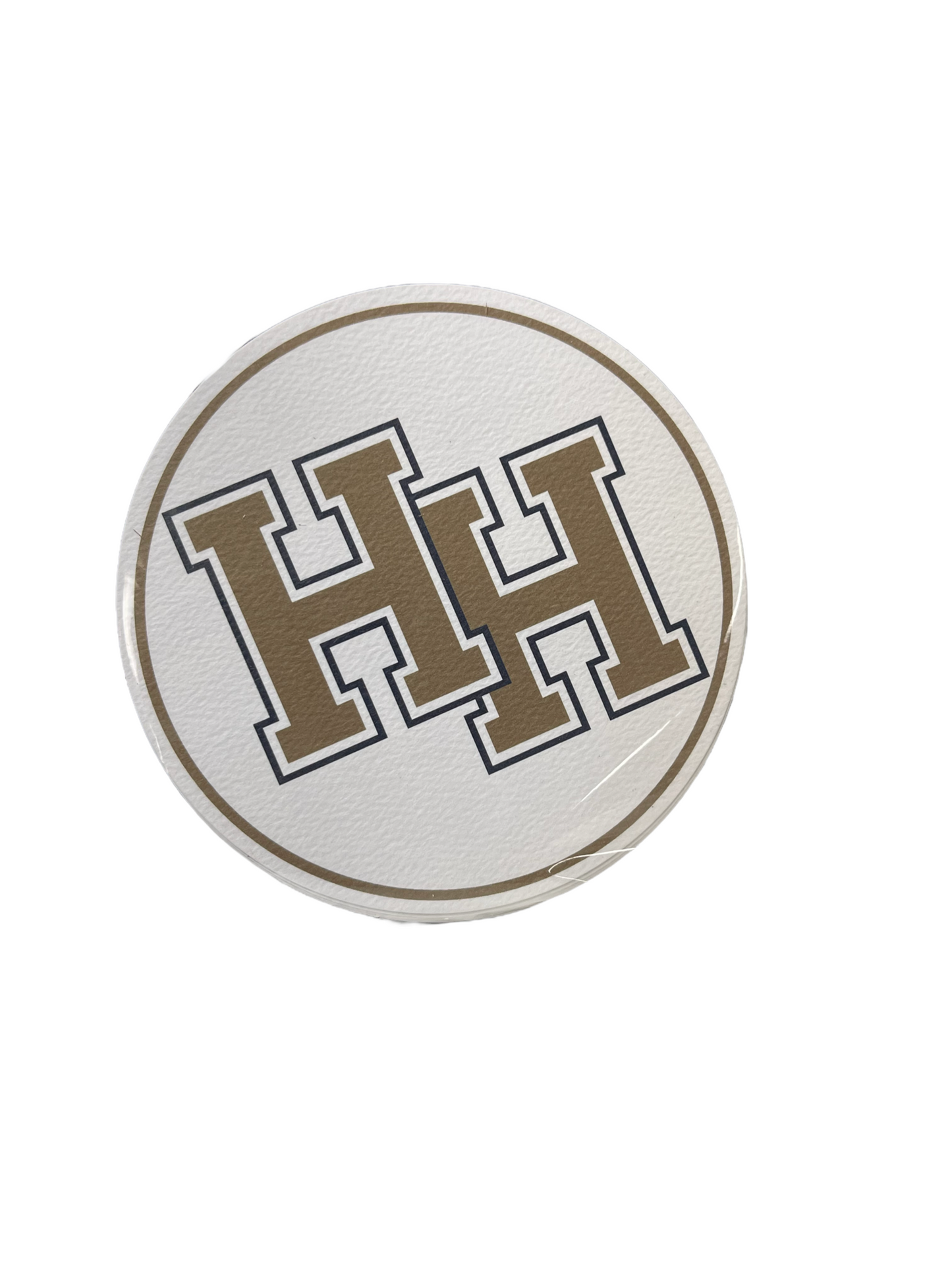 Rosanne Beck Round Coasters HH Logo