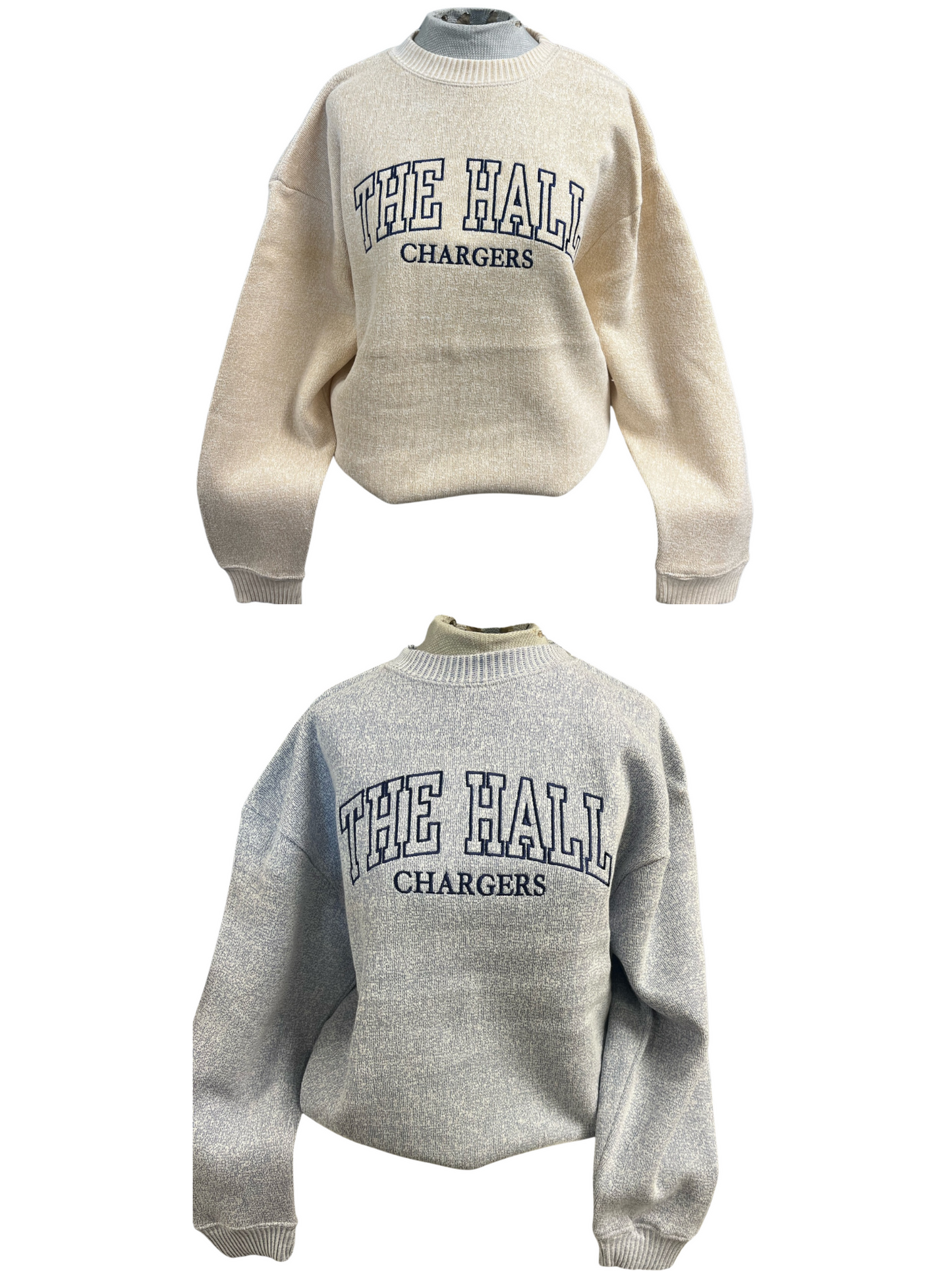 *Women's Chicka-D sweatshirt, embroidered THE HALL CHARGERS