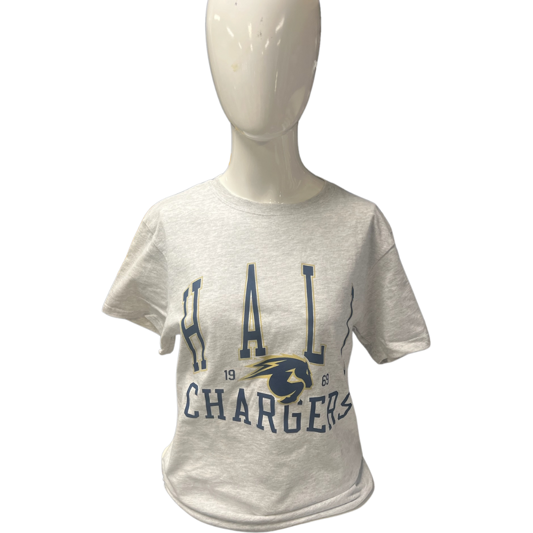 Women's T-shirt, ash grey, HALL