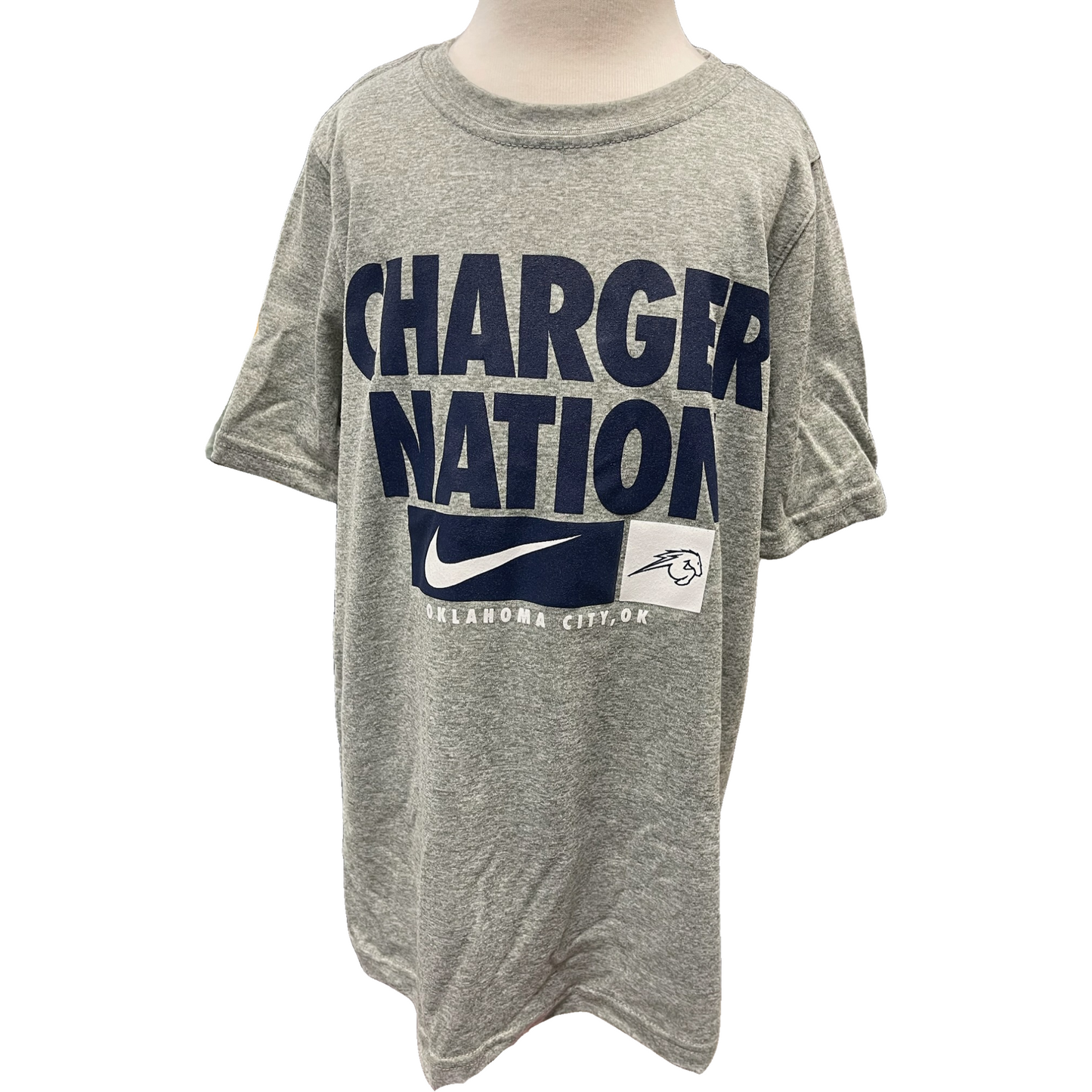 Youth Nike Dri-fit t-shirt, Charger Nation