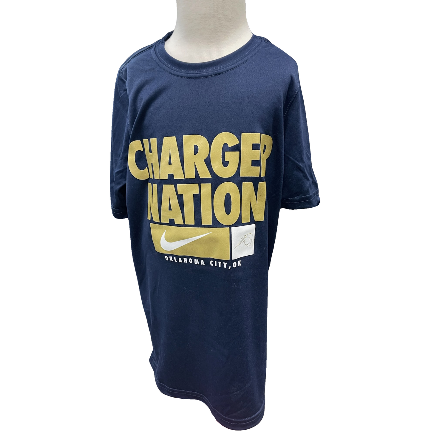 Youth Nike Dri-fit t-shirt, Charger Nation