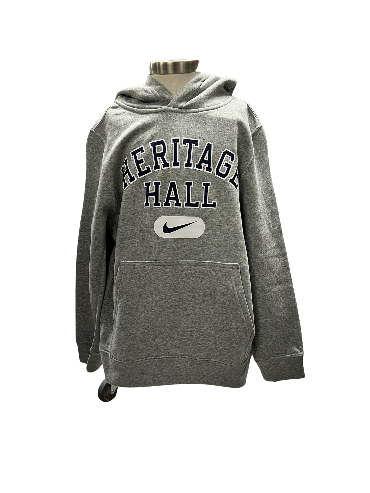 *Youth Nike Hoodie Sweatshirt, grey, HER HALL Block navy/white