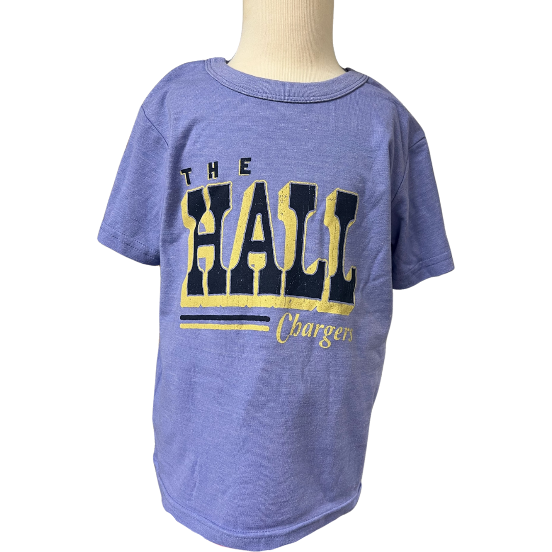 *Youth T-Shirt, periwinkle, The Hall Chargers