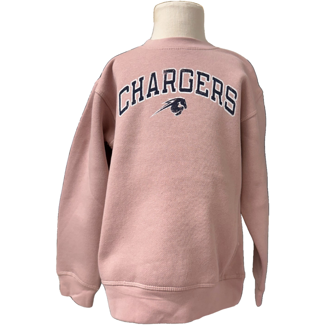 Youth sweatshirt, rose, CHARGERS