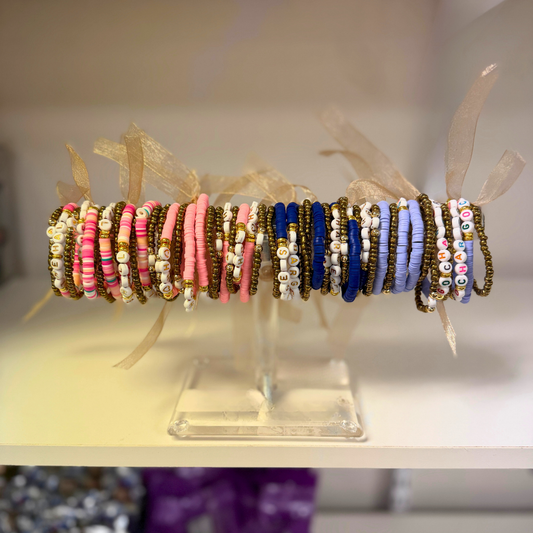 Youth Beaded Bracelets, various colors