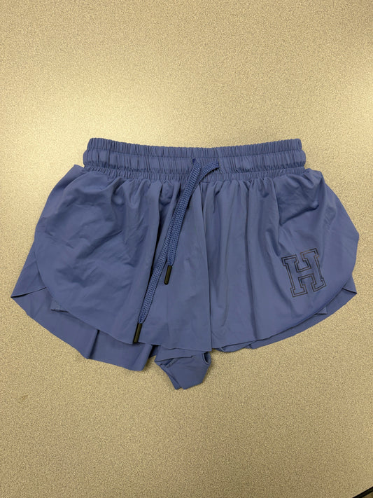 Girls Butterfly shorts, blueberry, H outline