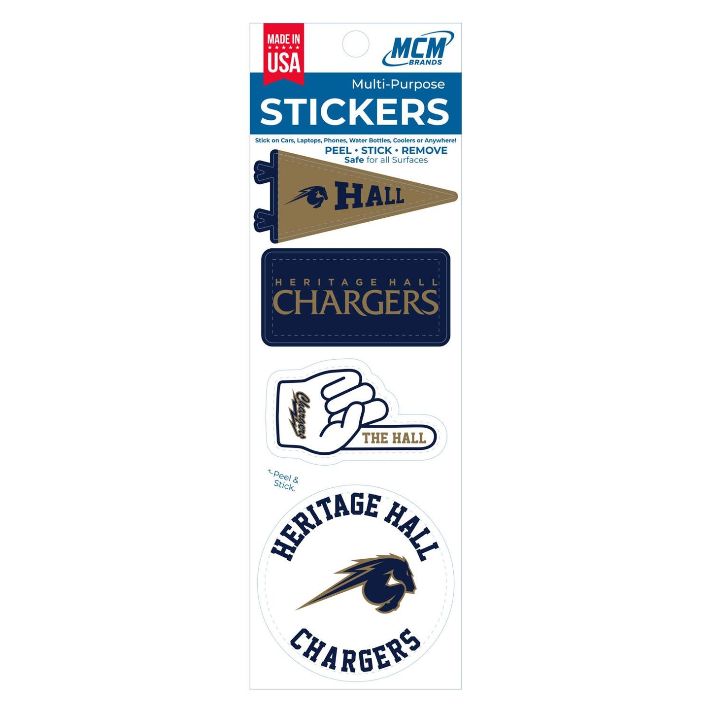 Charger Sticker Sheet, Hall pennant