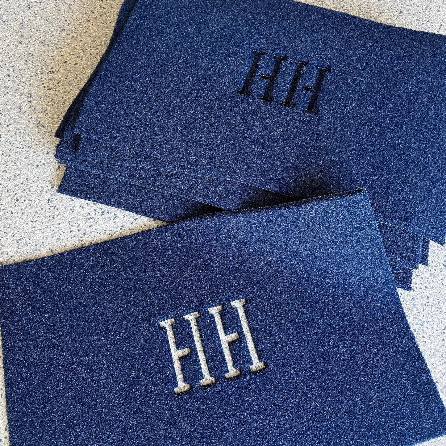 Always Greener large HH navy mat