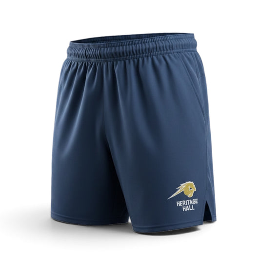 Men's Shorts, Dri-FIT, navy, charger horse