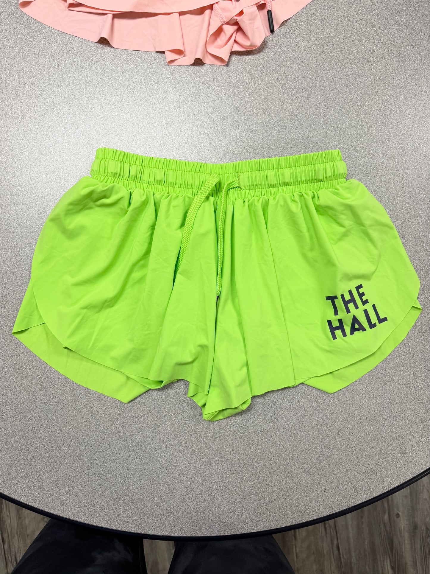 Girls Butterfly shorts, neon green, THE HALL