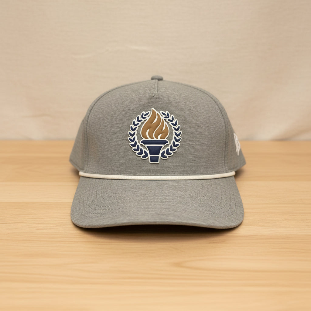 Branded Bills Hat, gray, torch