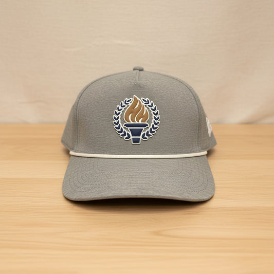 Branded Bills Hat, gray, torch