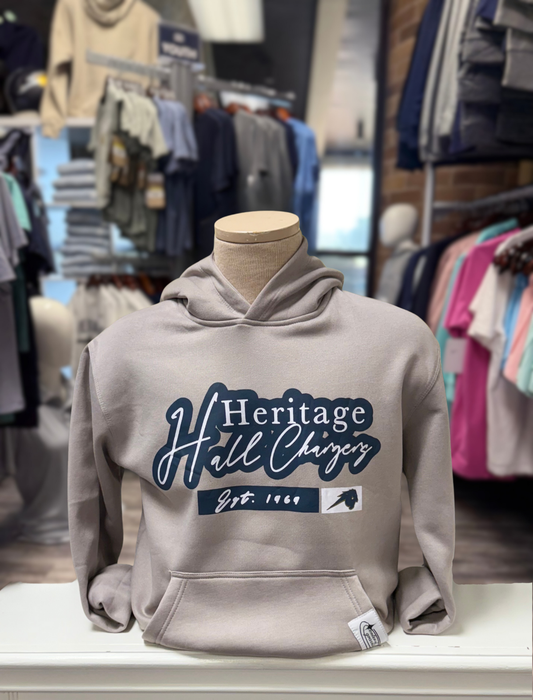 Center of Gravity by Mecka Sweatshirt, grey, Heritage Hall Chargers