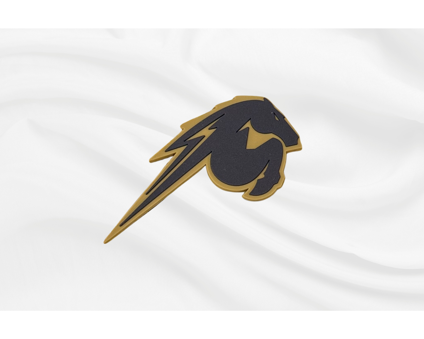 Charger Patch, PVC, velcro backing