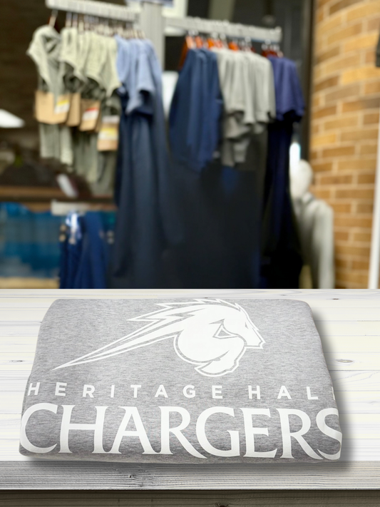 Chargers Sweatshirt Blanket, grey