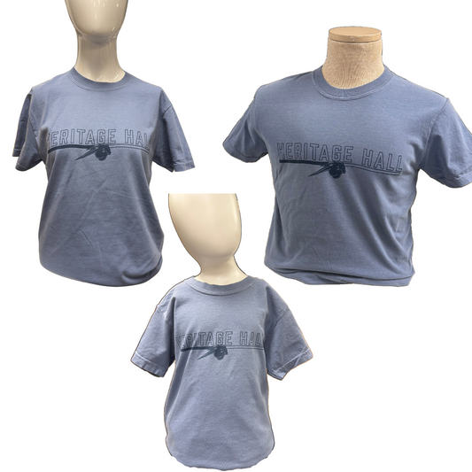 *Curbside Apparel T-Shirt, blue, navy Heritage Hall
