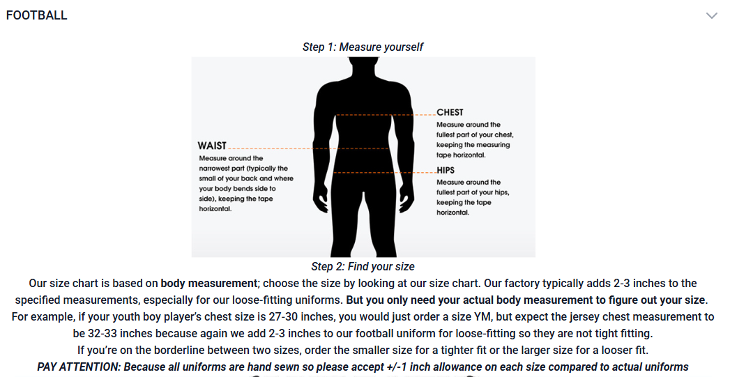 Special Order Football Jersey 2026