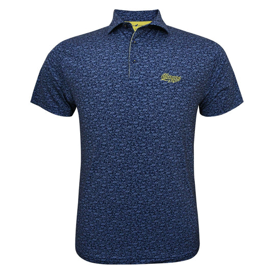 Horn Legend Playbook Polo, navy, Chargers lightning embroidered