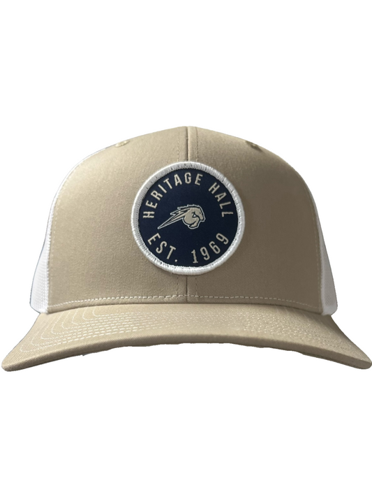 Hat, khaki, patch Heritage Hall Est. 1969