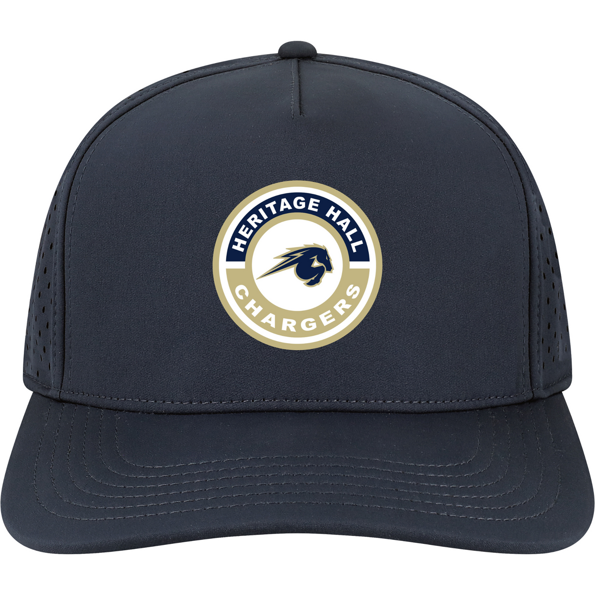 Youth hat, Legacy, navy, HHall Chargers round patch