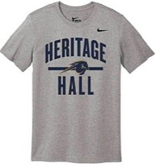 Men's Nike Legend T-Shirt, grey, block Heritage Hall