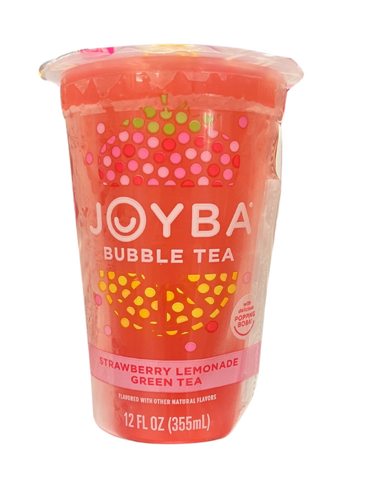 Joyba bubble tea(strawberry lemonade green tea)