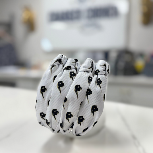 Knot Headband, Charger Horse Logo