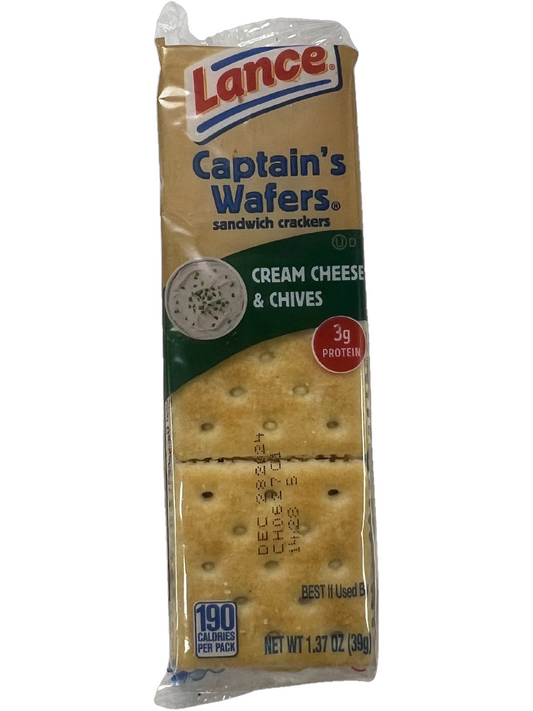 Lance Captain's Wafers Cream Cheese and Chive