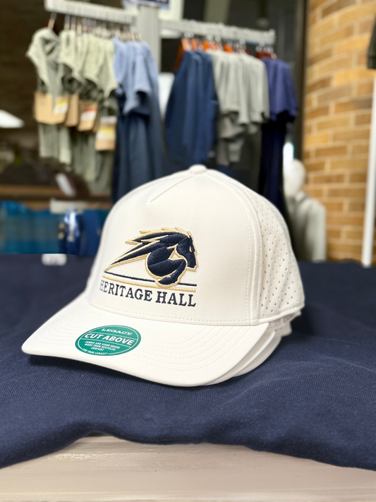 Youth Cut Above Sport Hat, white, Charger lines Her Hall