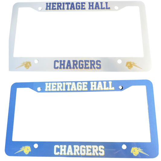 License Plate, Heritage Hall Chargers