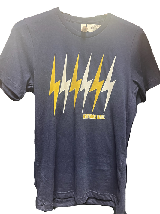 Lightening Bolt t-shirt Navy