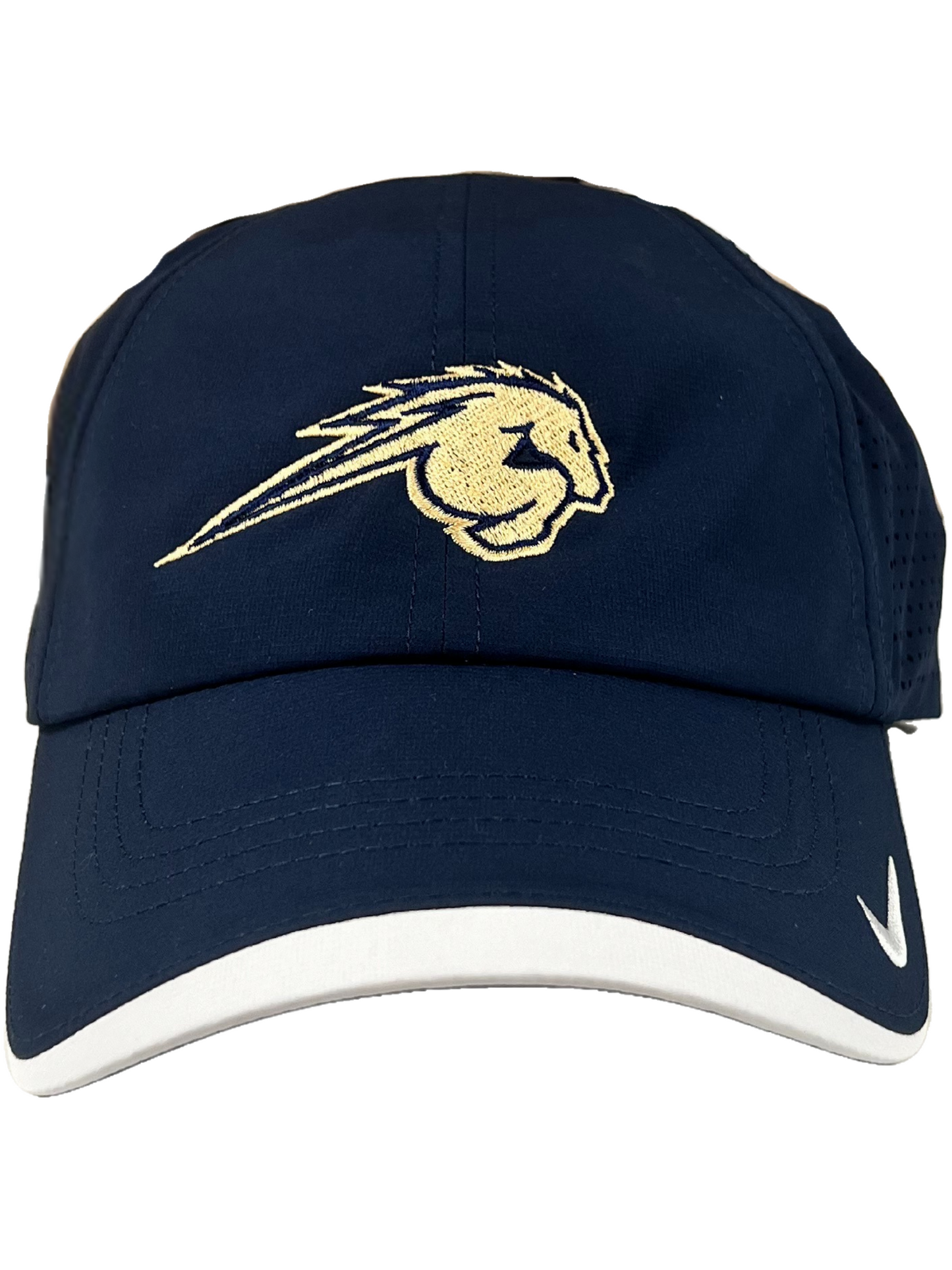 Nike Dri-FIT Hat, navy with gold Charger