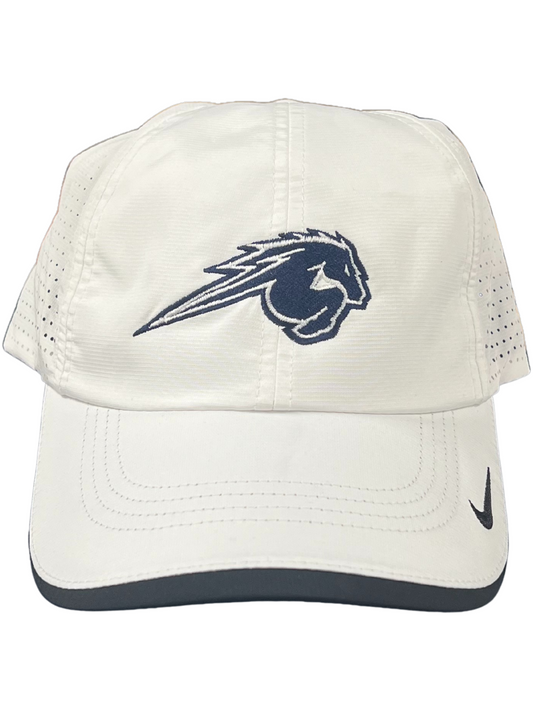 Nike Dri-FIT Hat, white with navy Charger