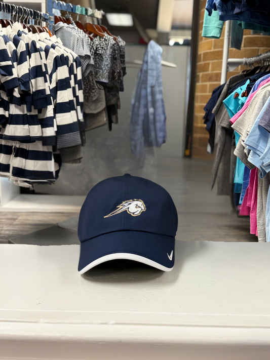 Nike Dri-FIT hat, navy, Charger Horse