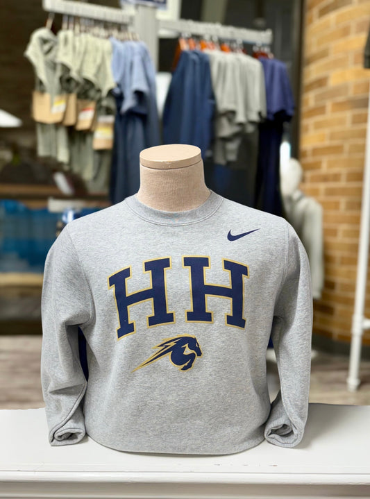 Nike Fleece Crew Sweatshirt, grey, HH