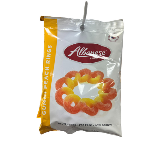 Albanese Gummi Peach Rings