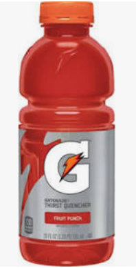 Gatorade(fruit punch)