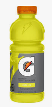 Gatorade(lemon lime)