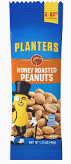 Planters honey roasted peanuts