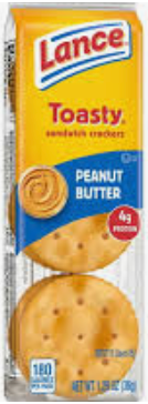 Lance toasty sandwich crackers